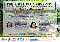 Poster Political Ecology in Asia 2019