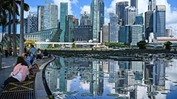 Skyline de Singapour. (AFP or licensors)