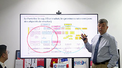 Philippe EGLINGER donne une conférence à Hanoi.