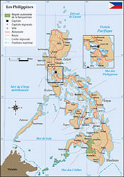 Carte des Philippines