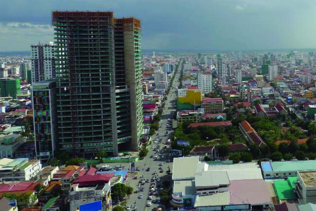 Paysage urbain de Phnom Penh (Photo de G. Fauveaud)