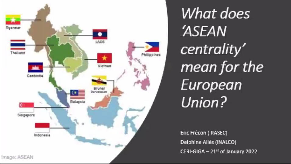 What does ‘ASEAN centrality’ mean for the European Union?